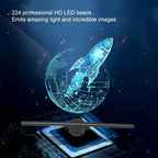 Premium 3D Hologramm Projektor  16,5 Zoll mit 224 LED´s